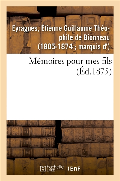 Mémoires pour mes fils