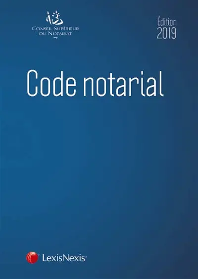Code notarial 2019