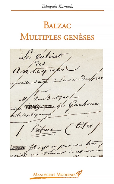 Balzac : multiples genèses