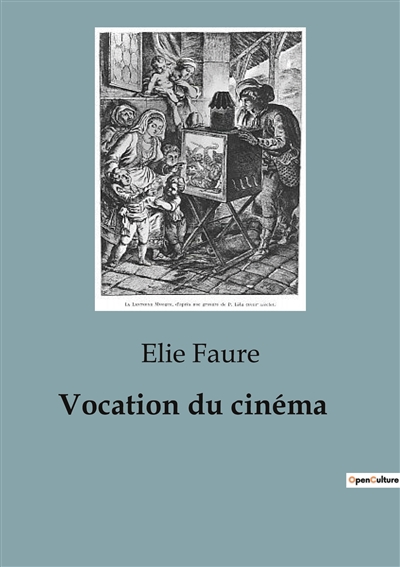 Vocation du cinéma