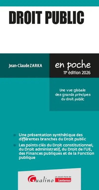 Droit public : une vue globale des grands principes du droit public
