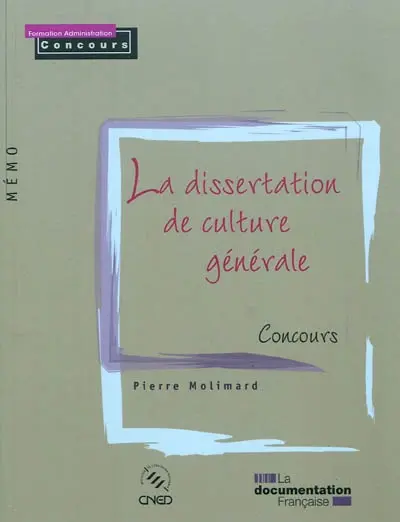 La dissertation de culture générale : concours