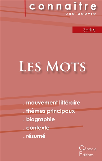 Fiche de lecture Les Mots...