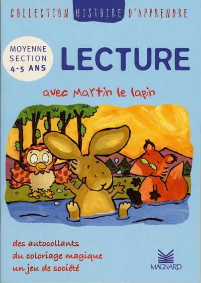 Lecture avec Martin le lapin, moyenne section : 4-5 ans