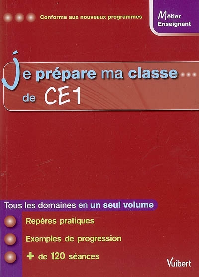 Je prépare ma classe de CE1