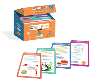 La boîte à mini-problèmes mathématiques, CM1, CM2, 6e : 100 cartes à piocher pour progresser