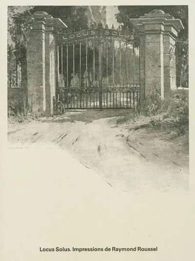 Locus solus : impressions de Raymond Roussel : exposition, Madrid, Centro de arte Reina Sofía, du 25 octobre 2011 au 27 février 2012 ; Porto, Museu de arte contemporanea de Serralves, 23 mars au 1er juillet 2012