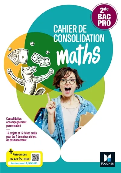 Maths 2de bac pro : cahier de consolidation