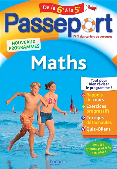 Passeport maths, de la 6e à la 5e : nouveaux programmes