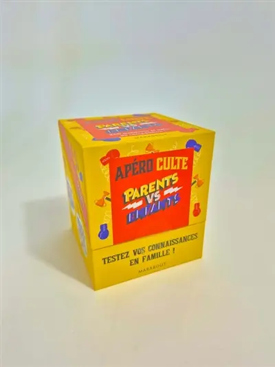 Apéro culte : parents vs enfants : 240 questions et défis de compétition ! Apéro culte : parents vs enfants : 240 questions et défis de compétition !