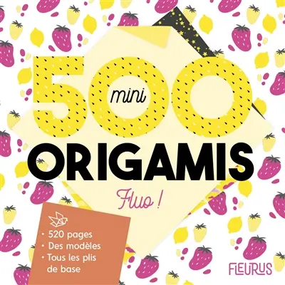 500 mini origamis fluo !