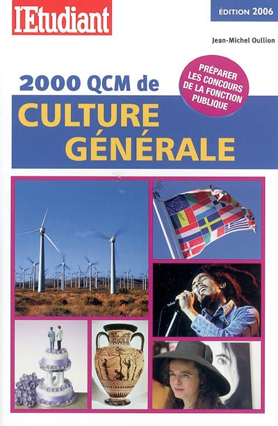 2000 QCM de culture générale : préparer les concours de la fonction publique