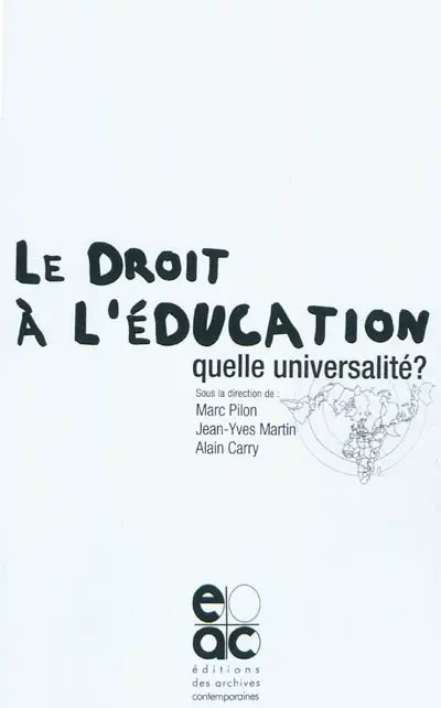 Le droit à l'éducation : quelle universalité ?