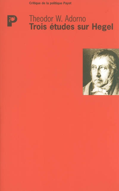 Trois études sur Hegel