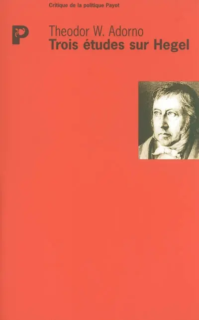 Trois études sur Hegel