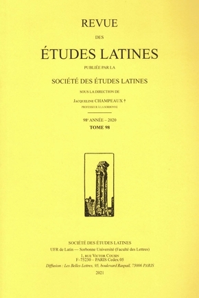 Revue des études latines,...