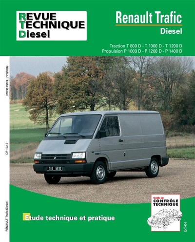 Revue technique automobile, n° 122.6. Renault Trafic diesel, 81-98
