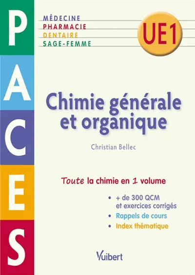 Chimie générale et organique : UE1