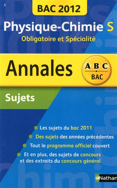Physique chimie S,...
