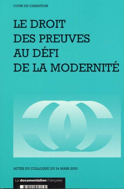 Le droit des preuves au...