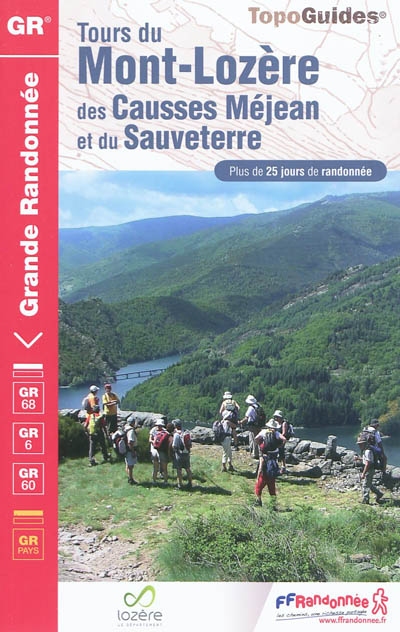 Tours du mont Lozère, du causse Méjean, causse de Sauveterre, parc national des Cévennes : plus de 25 jours de randonnée