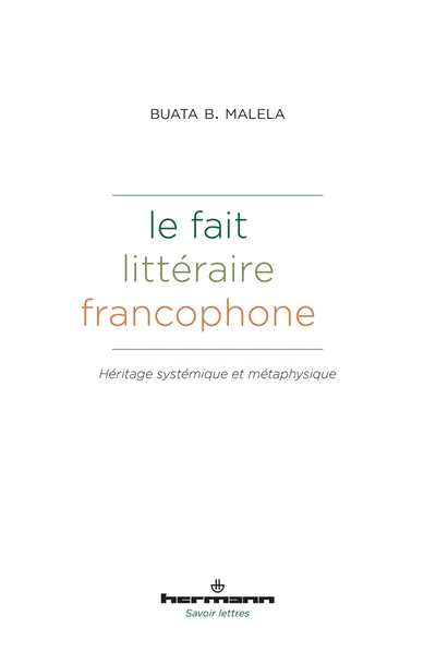 Le fait littéraire...