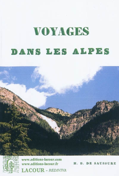 Voyages dans les Alpes : partie pittoresque