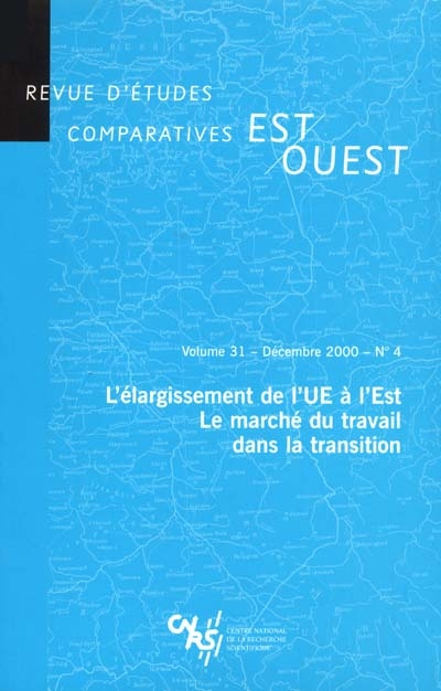 Revue d'études comparatives Est-Ouest, n° 4 (2000)