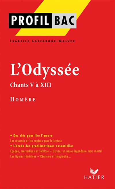 L'Odyssée, chants V à XIII, Homère