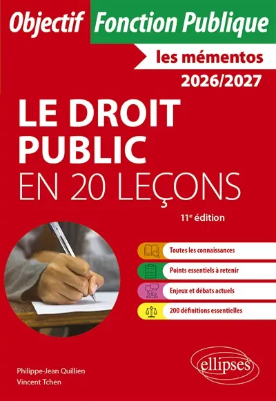Le droit public en 20 leçons : 2026-2027