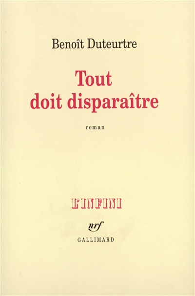 Tout doit disparaître