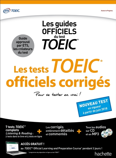 Les tests officiels corrigés : les guides officiels du TOEIC