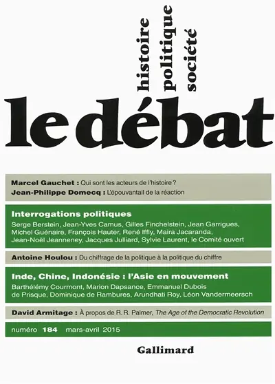 Débat (Le), n° 184