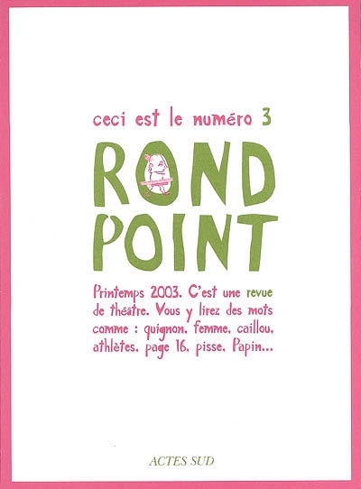 Rond-Point, n° 3