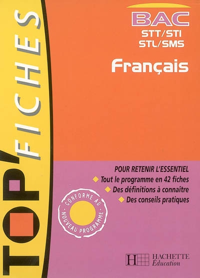 Français, bac STT, STI, STL, SMS