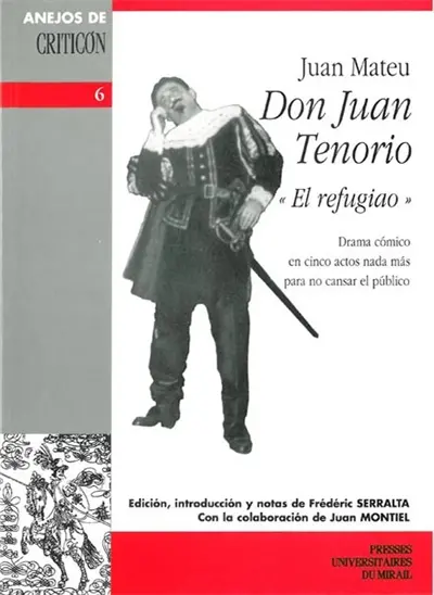 Don Juan Tenorio, el refugiao : drama comico en cinco actos nada mas para no cansar el publico