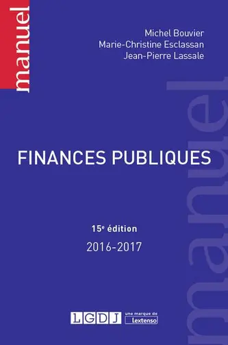 Finances publiques : 2016-2017