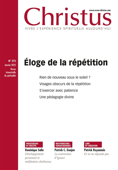 christus, n° 273. eloge de la répétition