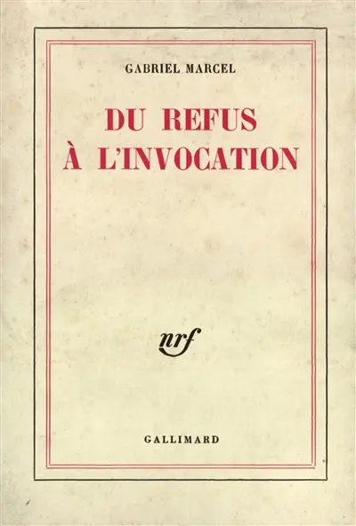 Du refus à l'invocation