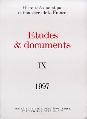 Etudes et documents. Vol. 9. 1997