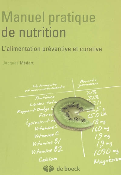 Manuel pratique de nutrition : l'alimentation préventive et curative