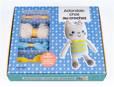 Adorable chat au crochet