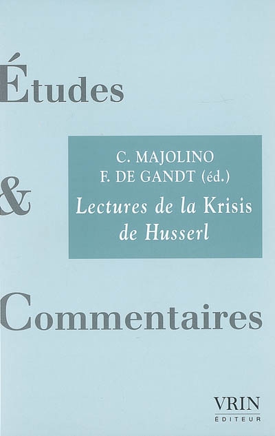 Lecture de la Krisis de Husserl