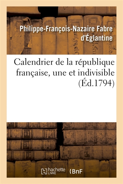 Calendrier de la république française, une et indivisible