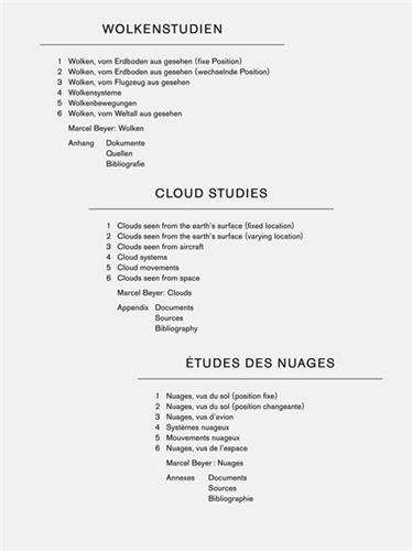 Wolkenstudien. Cloud studies. Etudes des nuages