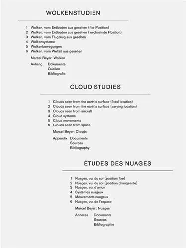 Wolkenstudien. Cloud studies. Etudes des nuages