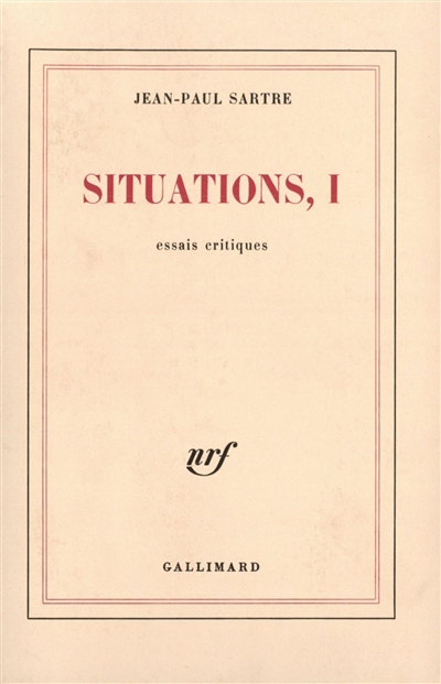Situations. Vol. 1