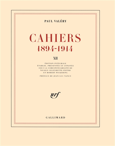 Cahiers : 1894-1914. Vol. 12. 1913-mars 1914