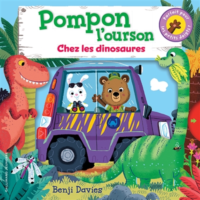 pompon l'ourson. pompon l'ourson chez les dinosaures