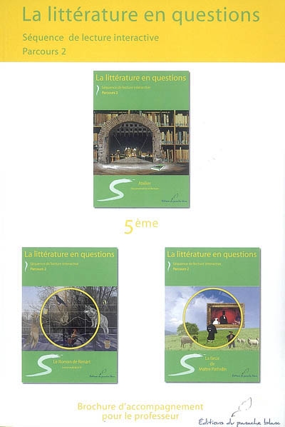 Méthode de lecture interactive, parcours 2-5e : brochure d'accompagnement pour le professeur